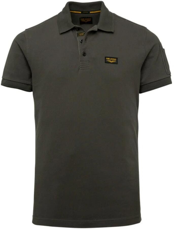 PME Legend slim fit poloshirt met labelstitching model 'TRACKWAY' - Foto 8