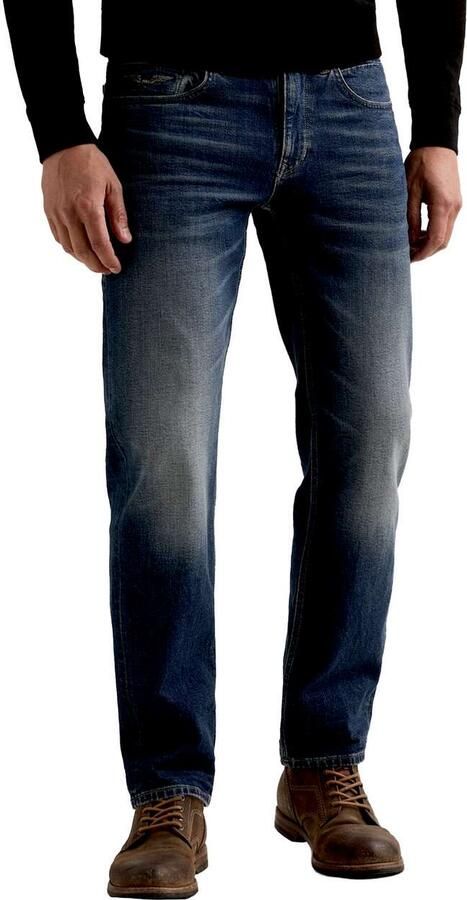 PME Legend WINGLOAD relaxed fit straight leg jeans donker indigo - Foto 7