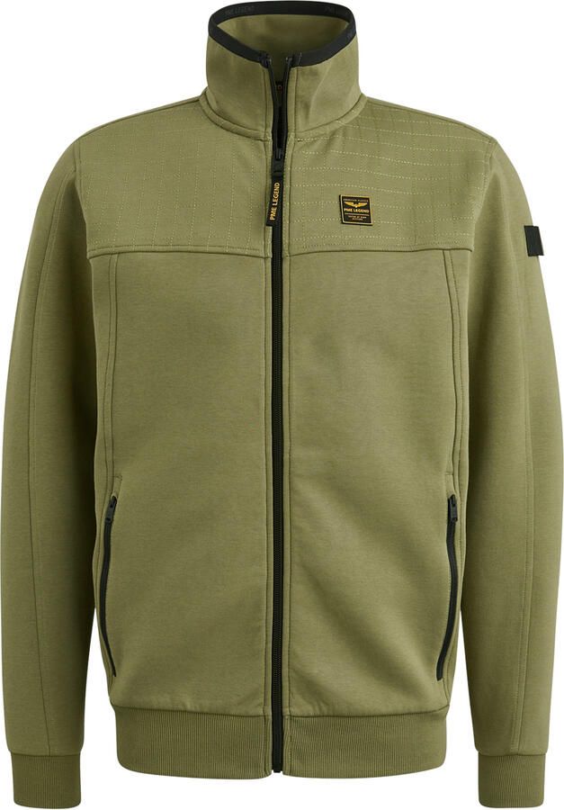 PME Legend Sweatjack met labelbadges model 'spacer look' - Foto 2