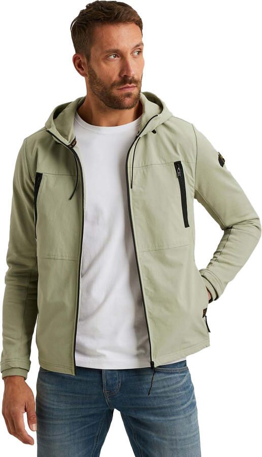 PME Legend Regular fit sweatjack met ritszakken