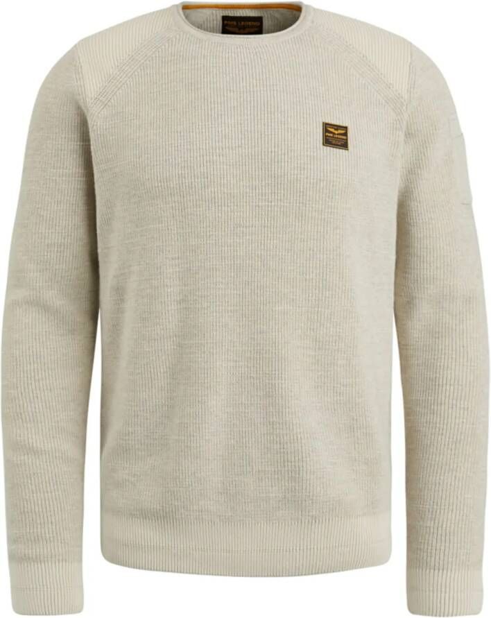 Pme legend R-neck Cotton Rib Melee Knit