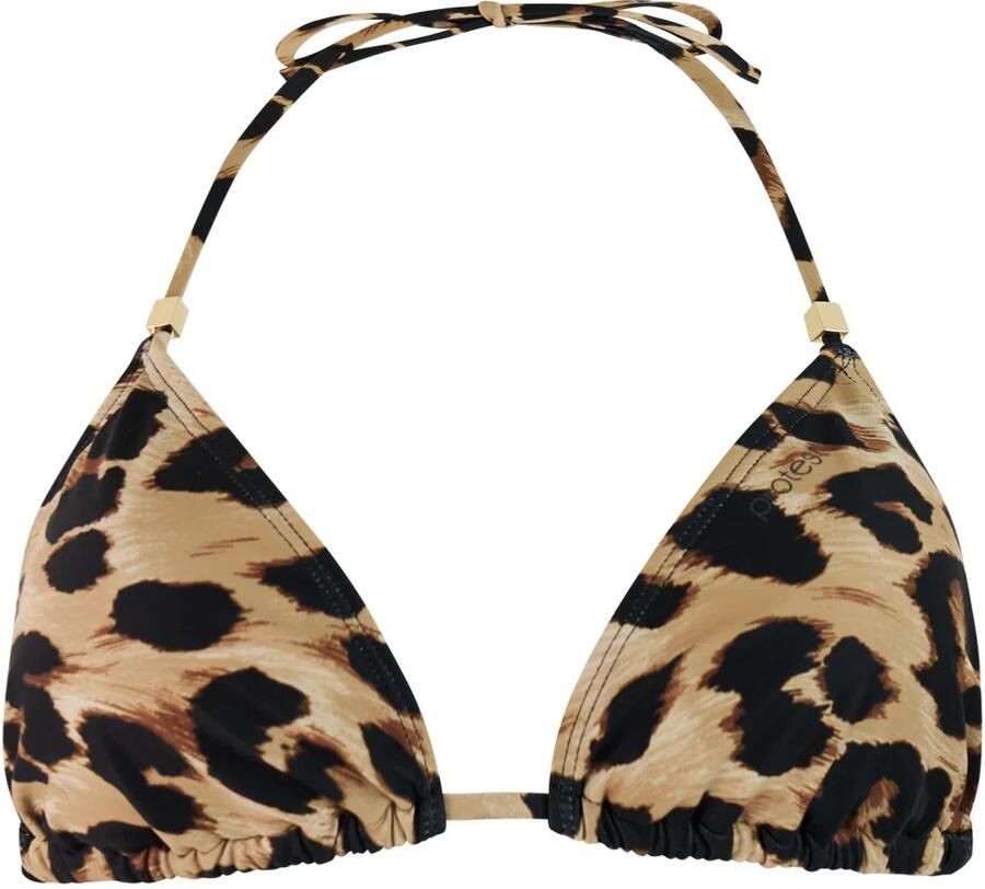 Protest voorgevormde triangel bikinitop MIXALES beige bruin - Foto 3