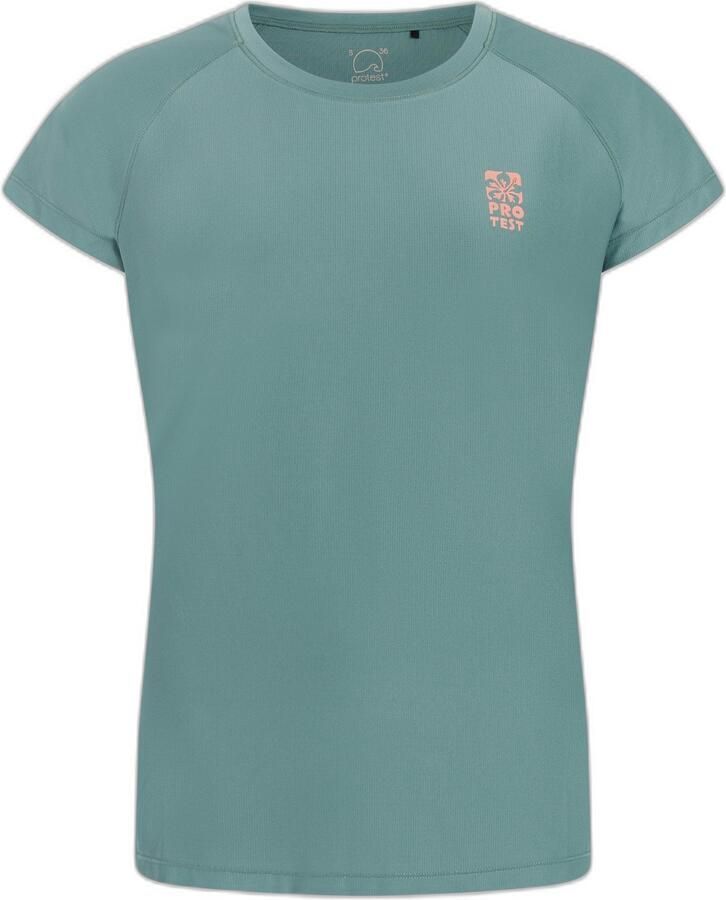 Protest UV T-shirt PRTMAGIA met backprint groen