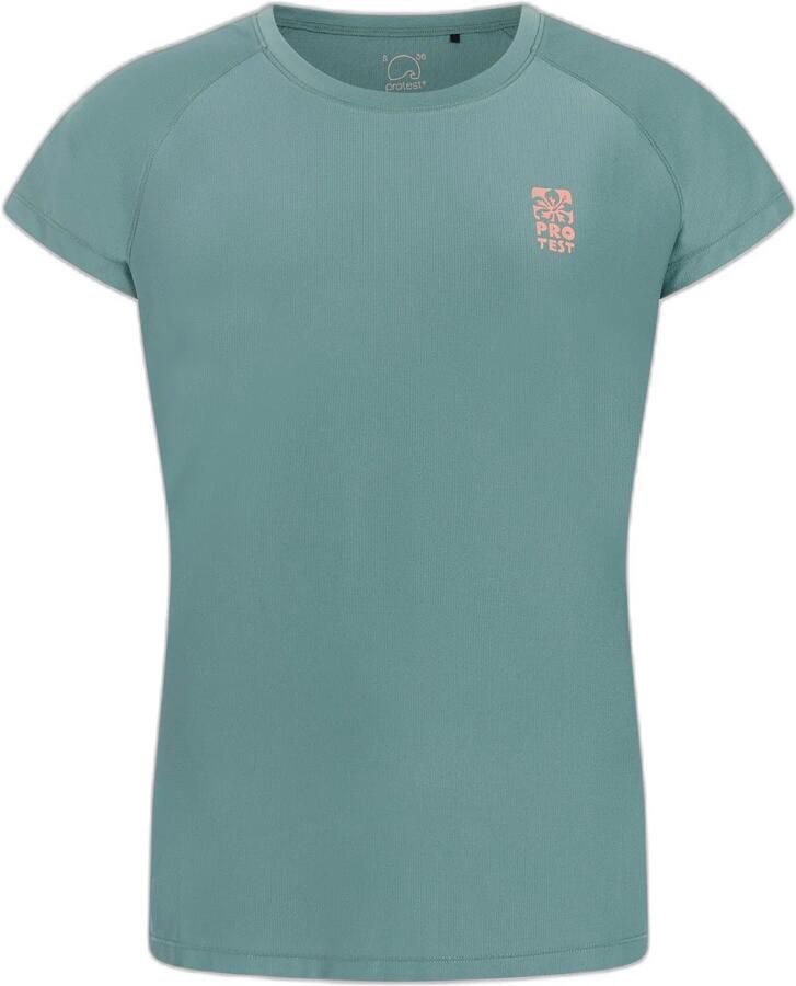 Protest UV T-shirt PRTMAGIA met backprint groen