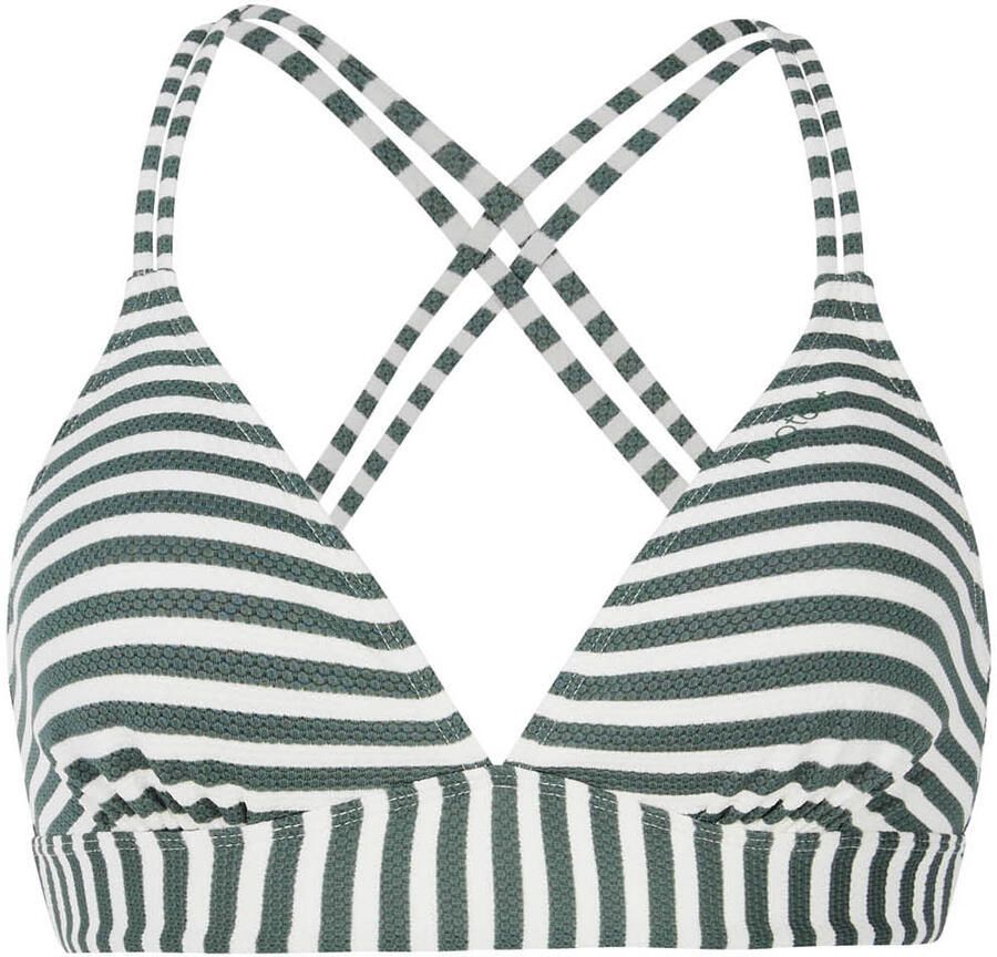 Protest voorgevormde triangel bikinitop MIXSUPEROL groen wit - Foto 3