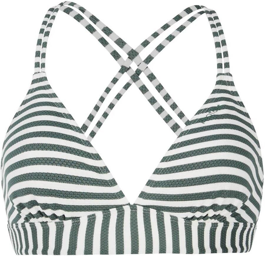 Protest voorgevormde triangel bikinitop MIXSUPEROL groen wit - Foto 3