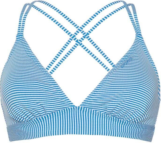 Protest prt mix supers triangle bikinitop blauw wit dames