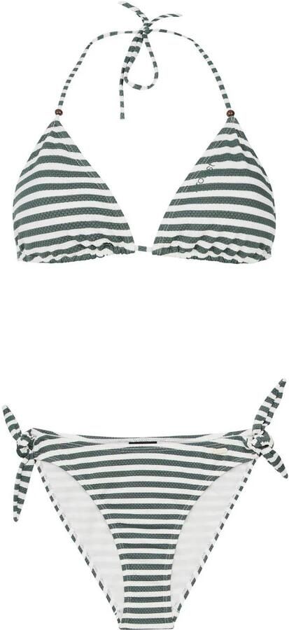 Protest voorgevormde triangel bikini PRTEVANS groen wit - Foto 3