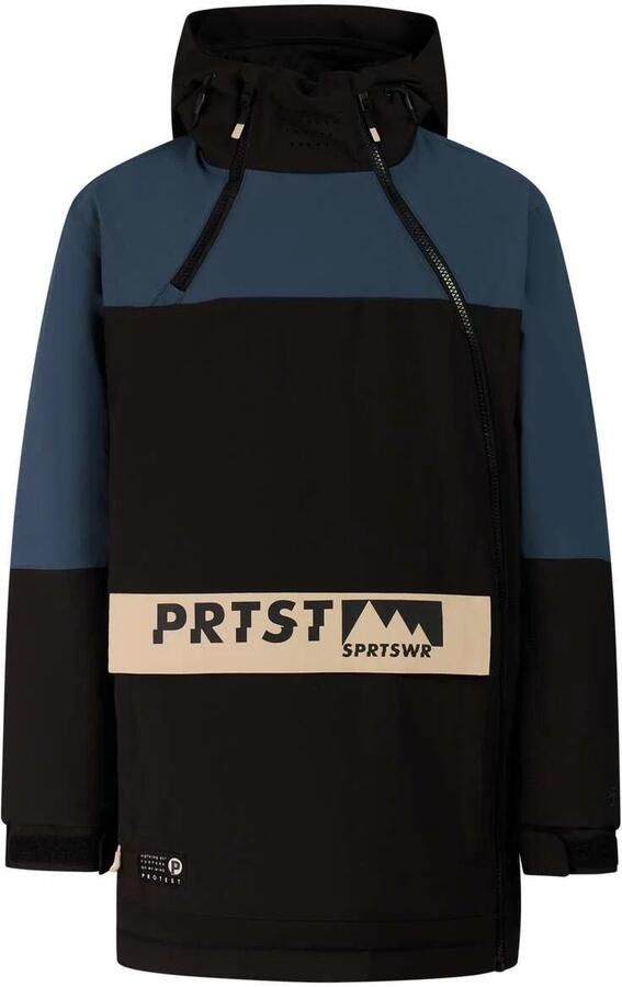 Protest PRTRowan JR ski-jas donkerblauw Skijack Jongens Polyester Capuchon - Foto 2