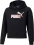 Puma Essentials Logo Cropped Hoodie Junior - Thumbnail 2