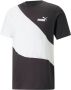 PUMA PERFORMANCE T-shirt in colour-blocking-design model 'PUMA POWER Cat' - Thumbnail 1