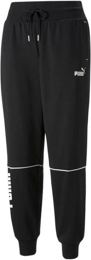 Puma Kleurblok Hoge Taille Zwarte Broek Black Dames