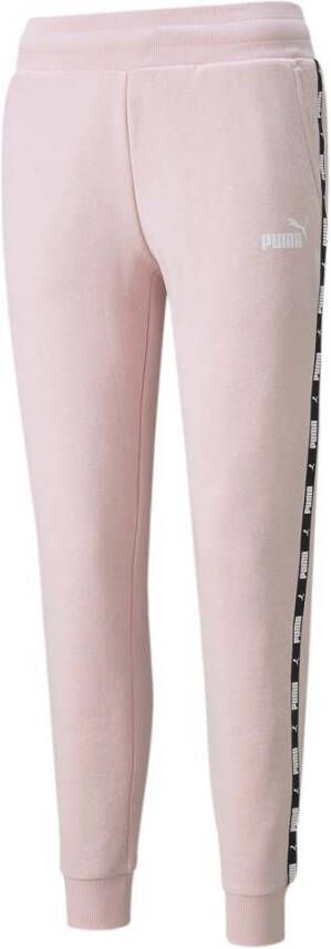 Puma power tape fleece joggingbroek roze dames