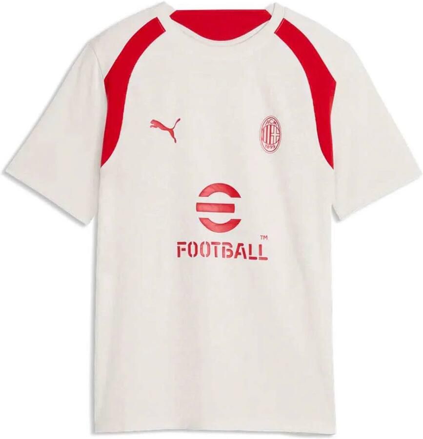 Puma junior ac milan voetbalshirt training Sport t-shirt Grijs Polyester Ronde hals