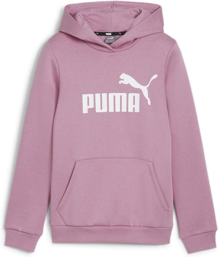 Puma sweater met logo lichtroze Meisjes Katoen Capuchon Logo 128