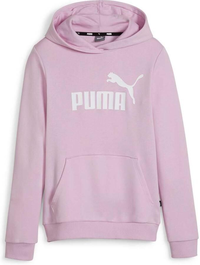 Puma hoodie lila Trui Paars Jongens Meisjes Katoen Capuchon Printopdruk 164