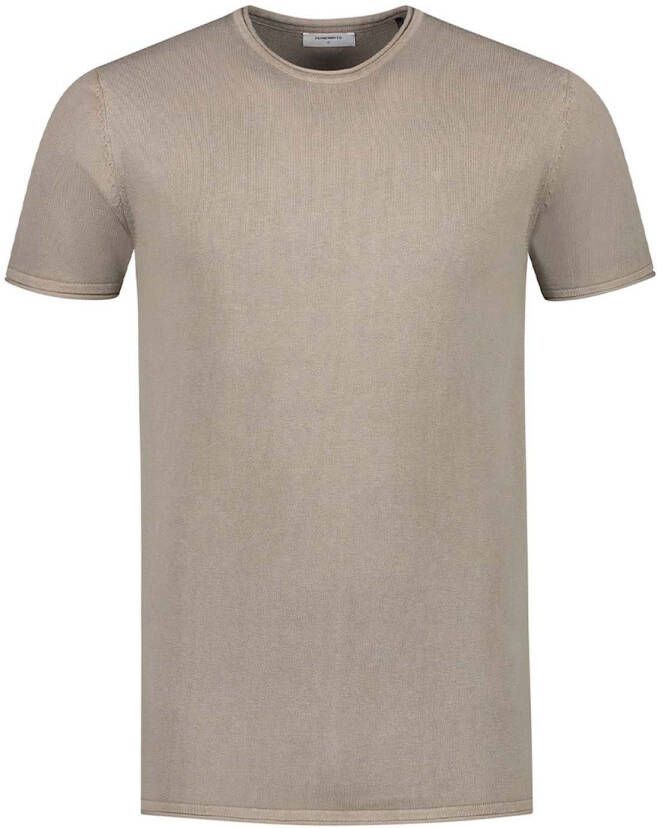Purewhite Flat Knitted Shirt Shortsleeve