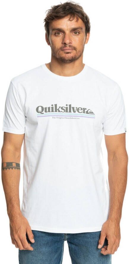 Quiksilver T-shirt Korte Mouw BETWEEN THE LINES SS