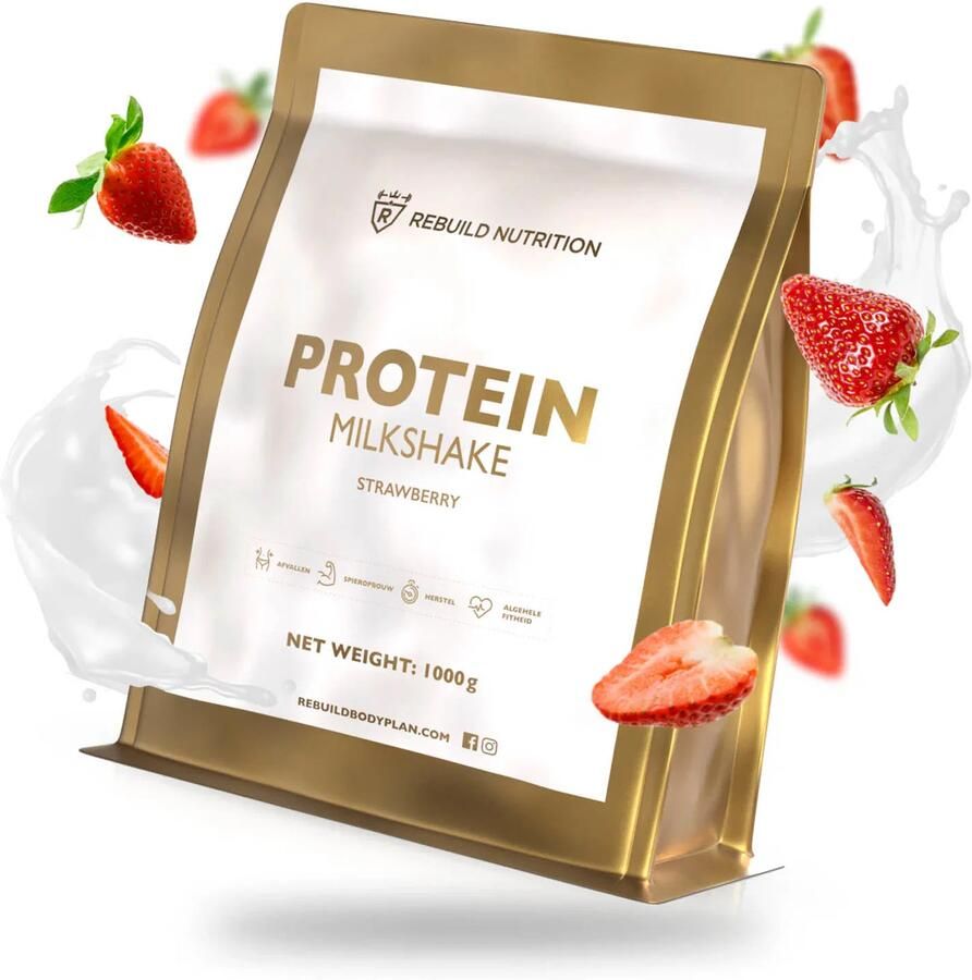 Rebuild Body Plan Protein Milkshake Strawberry 1kg