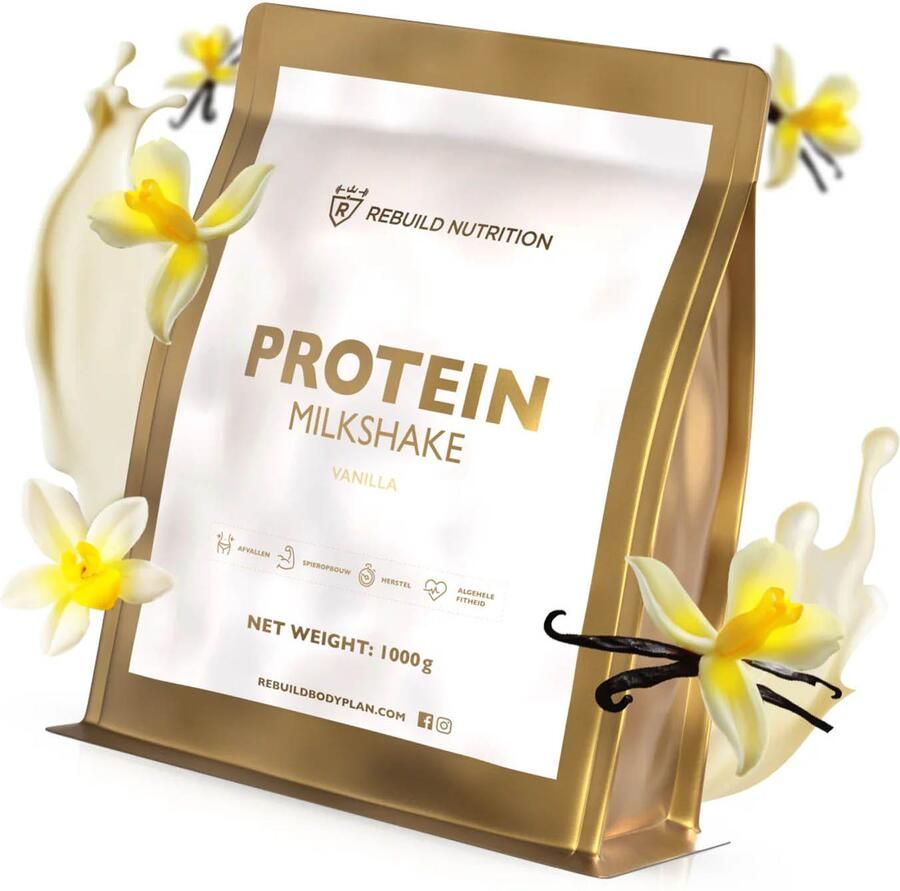 Rebuild Body Plan Protein Milkshake Vanilla 1kg
