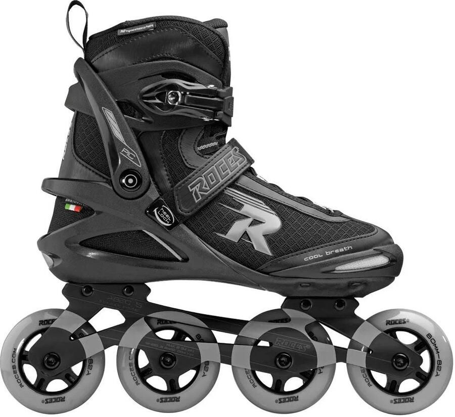 ROCES pic tif 80 skeelers zwart grijs