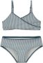 Shiwi triangel bikini Stardust met all over print blauw Meisjes Polyester 152 - Thumbnail 1