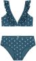 Shiwi triangel bikini Stardust met all over print blauw Meisjes Polyester 152 - Thumbnail 3