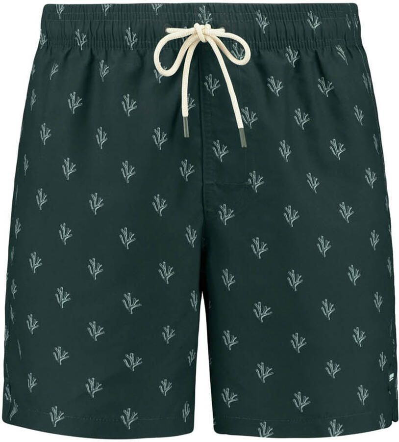 SHIWI Heren Zwembroeken Men Mike Swim Shorts 7 Inch Sketched Coral Groen - Foto 6