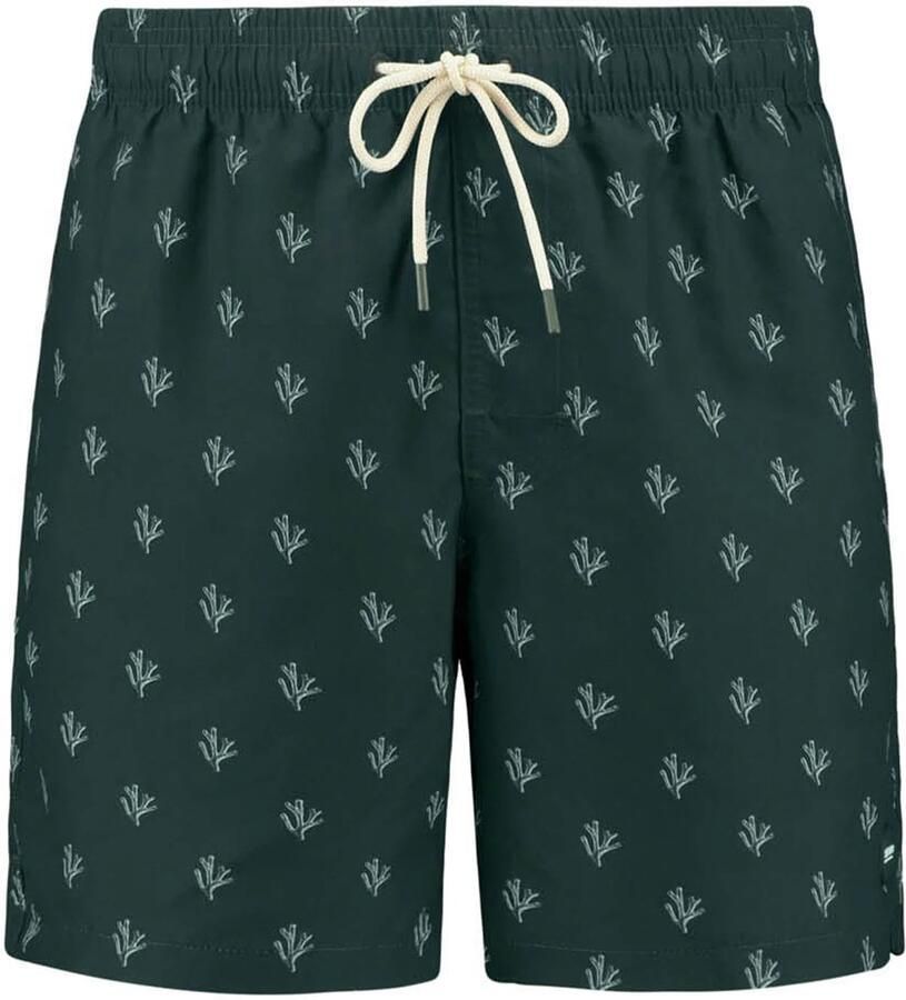 SHIWI Heren Zwembroeken Men Mike Swim Shorts 7 Inch Sketched Coral Groen - Foto 6