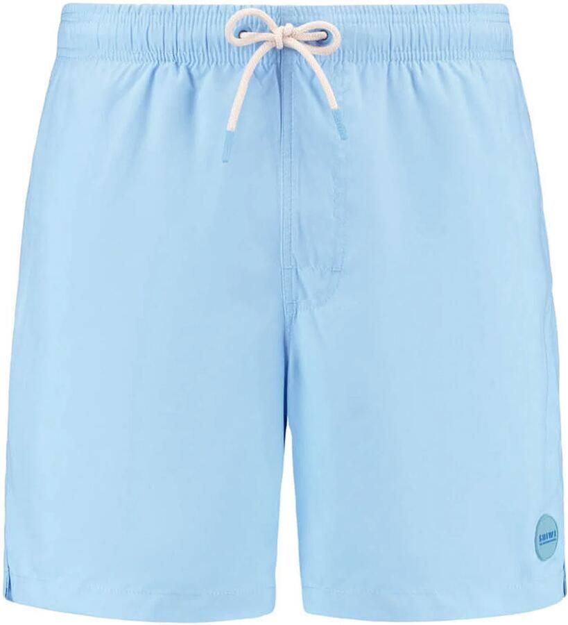 SHIWI Heren Zwembroeken Men Mike Swim Shorts 7 Inch Solid Lichtblauw