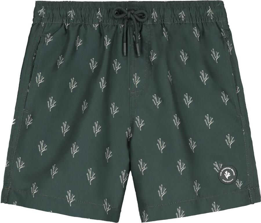 SHIWI Jongens Zwemkleding Milo Swimshort Donkergroen