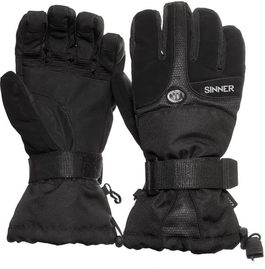 Sinner everest skihandschoenen zwart