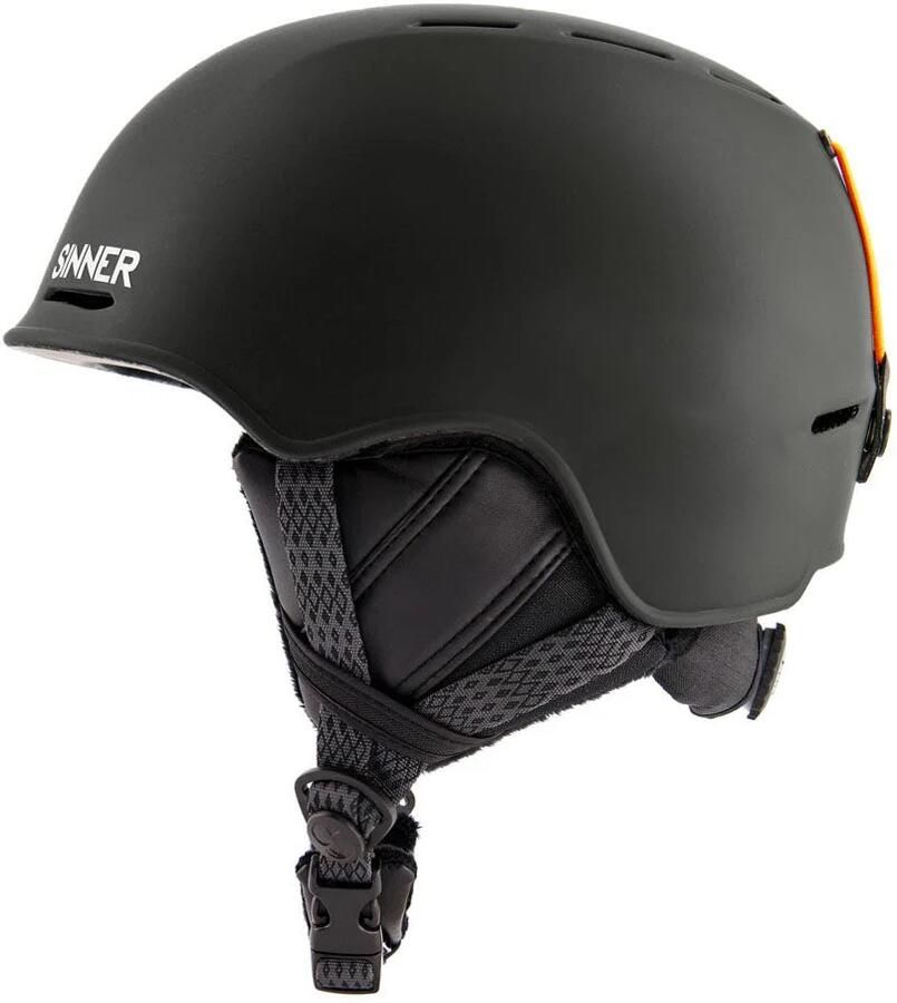 Sinner ski helm Fortune mat zwart Skihelm Polycarbonaat 57