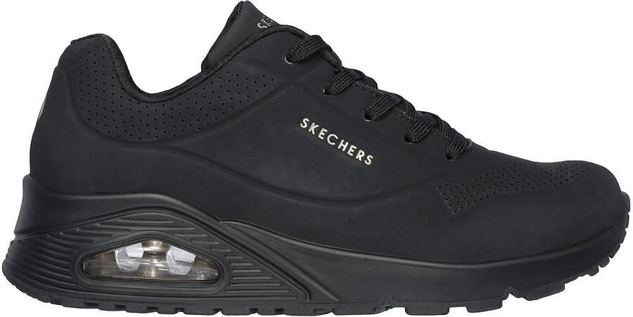 Skechers Sportieve Uno Stand Zwart voor Dames Black Dames