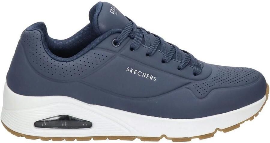 Skechers Zachte en dempende sneakers met luchtkussen hiel Blue Heren
