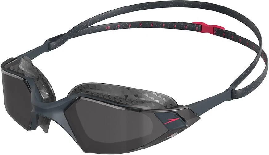 Speedo aquapulse pro duikbril grijs rood - Foto 2