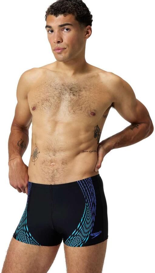 Speedo EnduraFlex zwemboxer zwart turquoise