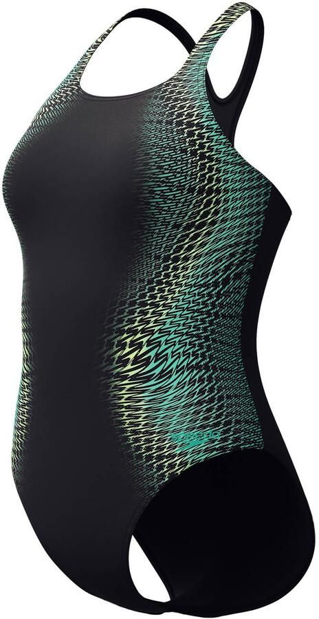 Speedo Endurance+ MAX sportbadpak Medalist zwart groen - Foto 4