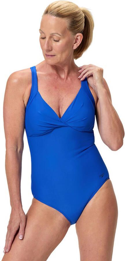 Speedo Solid Cross Knot Shaping Medalist Dames