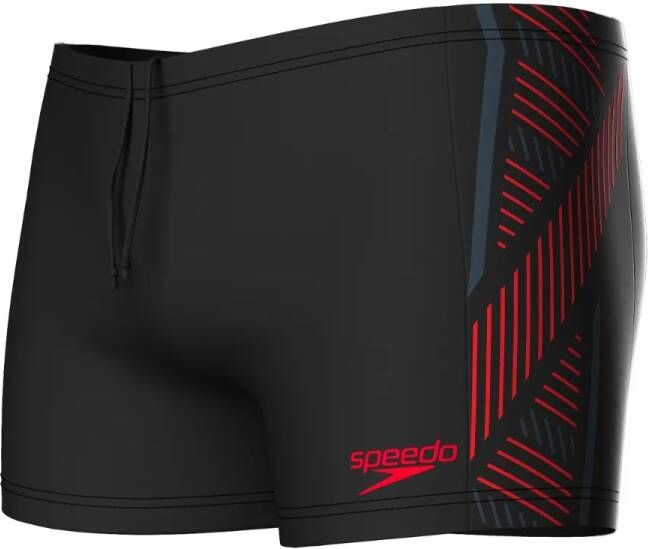 Speedo ECO Endurance+ zwemboxer zwart rood