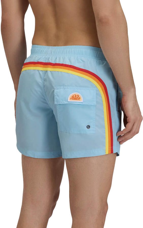 Sundek Stretch Waist Mid-length Boardshort