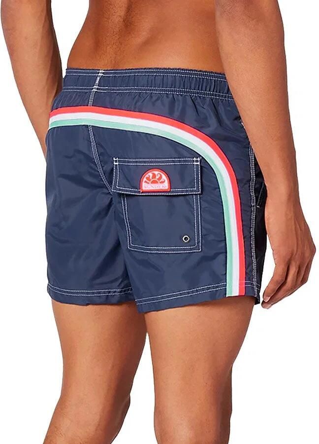 Sundek Iconische Taffeta Heren Boxershorts Blue Heren - Foto 2