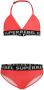 SuperRebel triangel bikini Isla rood Gerecycled polyester Meerkleurig 176 - Thumbnail 1