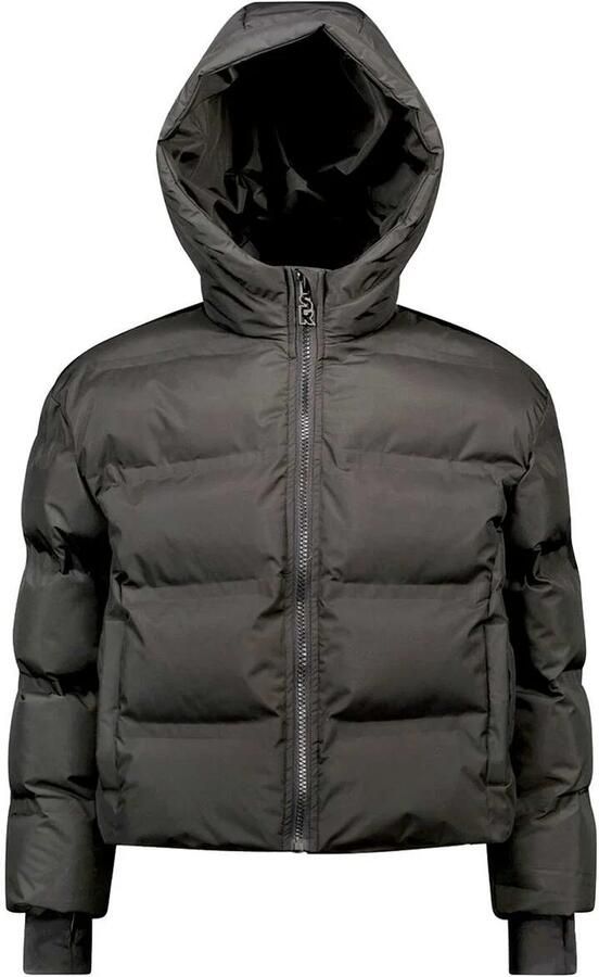 SuperRebel ski-jas zwart Skijack Meisjes Polyester Capuchon Effen