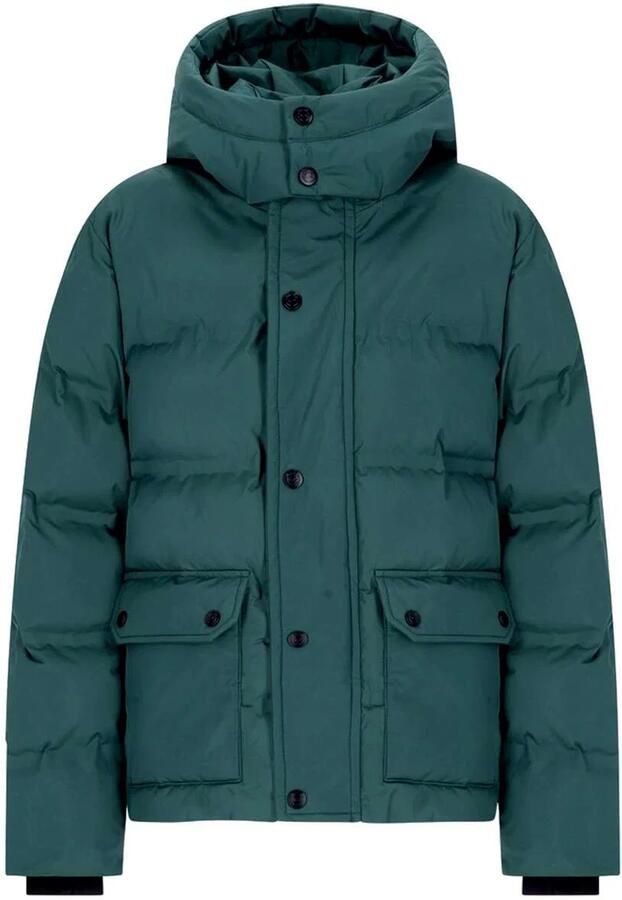 SuperRebel skipully groen Jongens Polyester Capuchon Effen