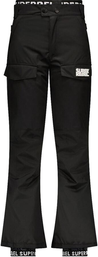 SuperRebel skibroek zwart Gerecycled polyester (duurzaam) 128