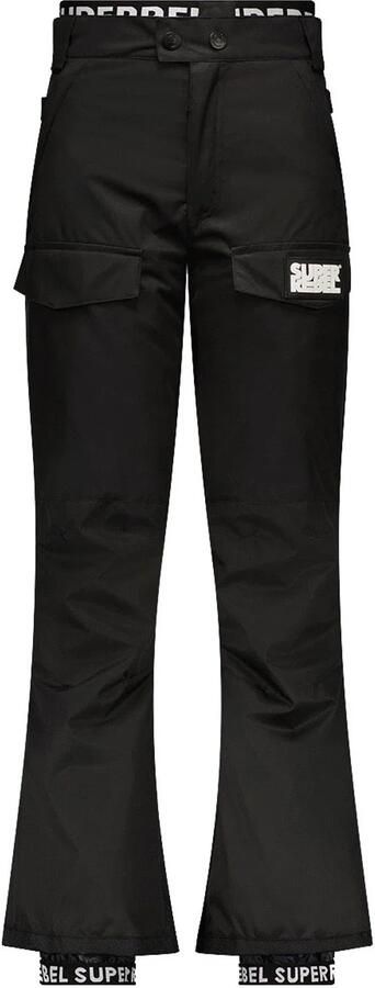 SuperRebel skibroek zwart Gerecycled polyester (duurzaam) 128