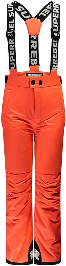 SuperRebel skibroek oranje Jongens Gerecycled polyester 152