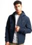 Superdry korte zomerjas donkerblauw effen rits normale fit - Thumbnail 2