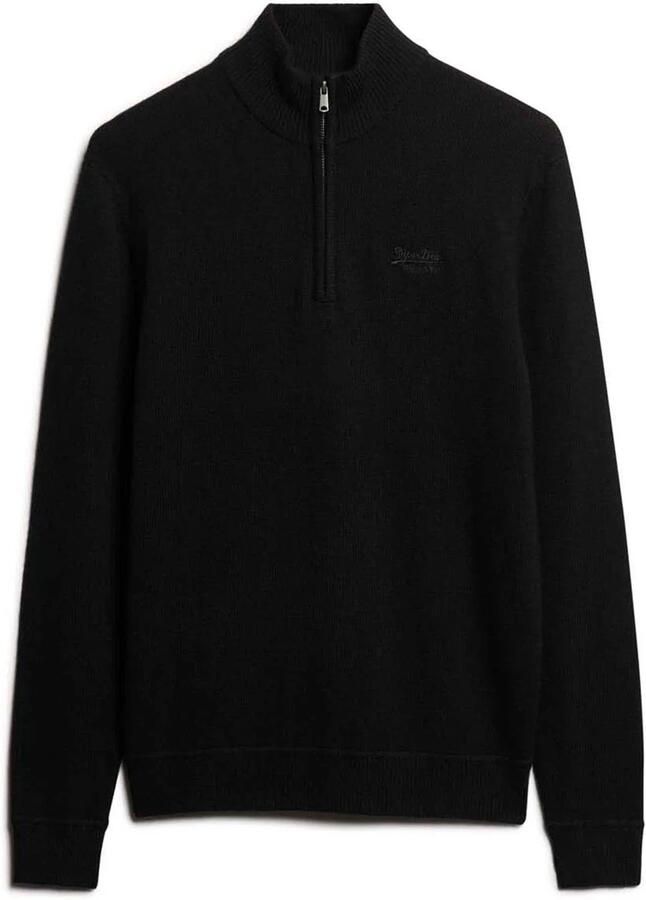 Superdry Gebreide trui ESSENTIAL EMB KNIT HALF ZIP